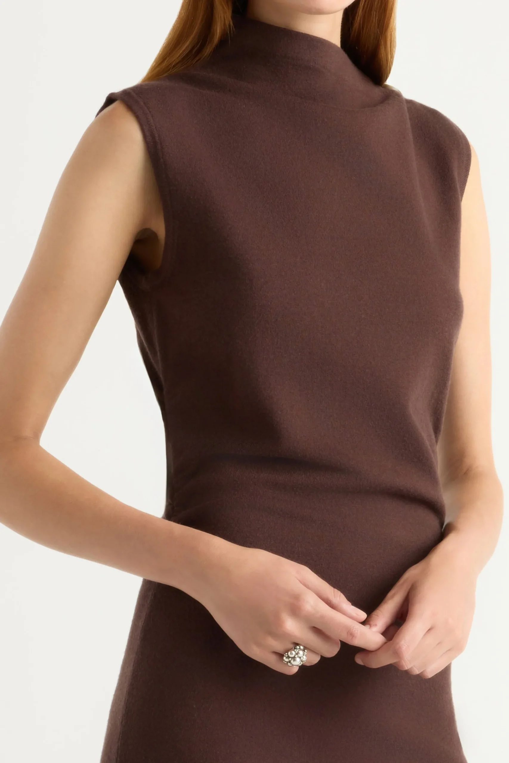 Expert Group Limited Abel Asymmetric-Neck Dress< Dresses