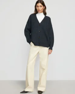 Zhenghong Textiles Adley Oversized Cardigan< Sweaters