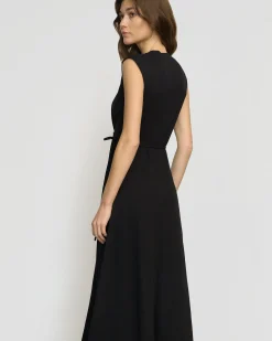 Asia Consultancy Co., Ltd Agnes Twist-Drape Jersey Dress< Dresses