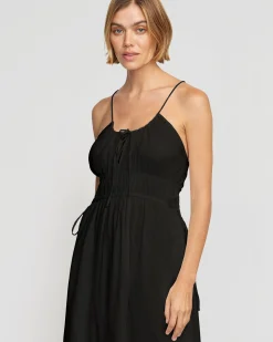 Fashion Apparels Alessandra Sculpted Cinched-Waist Dress< Dresses