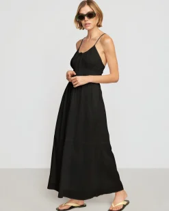 Fashion Apparels Alessandra Sculpted Cinched-Waist Dress< Dresses