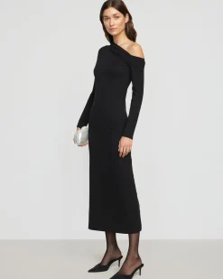 Asia Consultancy Co., Ltd Alina Off-Shoulder Jersey Dress< Dresses