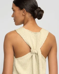 Brilliant Wise Corporation Limited Arinna Tie-Racerback Organic Cotton Tank< Sweaters|Tees