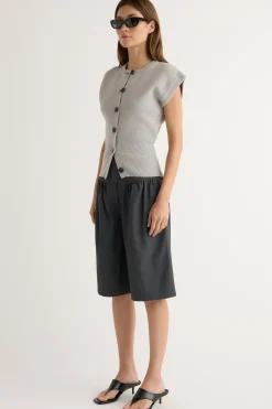 Hua Jia Arlen Suiting Bermuda Short< Shorts