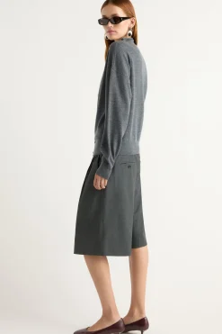Hua Jia Arlen Suiting Bermuda Short< Shorts