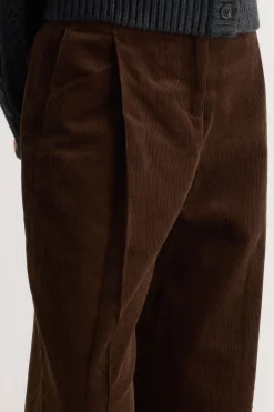 Hua Jia Austino Corduroy Barrel-Leg Pant< Pants