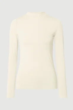 Lever Style LLC Ava Mock-Neck Long-Sleeve Tee< Tees|Tops