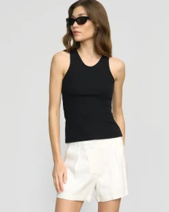 Hua Jia Avalon Tailored Linen Short< Shorts