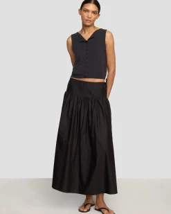 Fashion Apparels Bao Organic Cotton Drop-Waist Skirt< Skirts