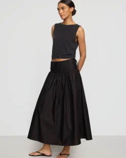 Fashion Apparels Bao Organic Cotton Drop-Waist Skirt< Skirts