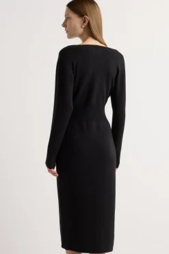 Brilliant Wise Corporation Limited Bora Off-Shoulder V-Neck Sweater Dress< Dresses