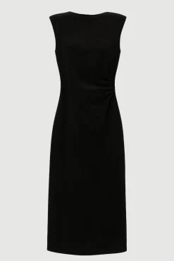 Hua Jia Cambria Structured Corduroy Dress< Dresses