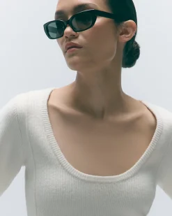 Brilliant Wise Corporation Limited Camilla Seam-Detail Scoop-Neck Sweater< Sweaters|Tops