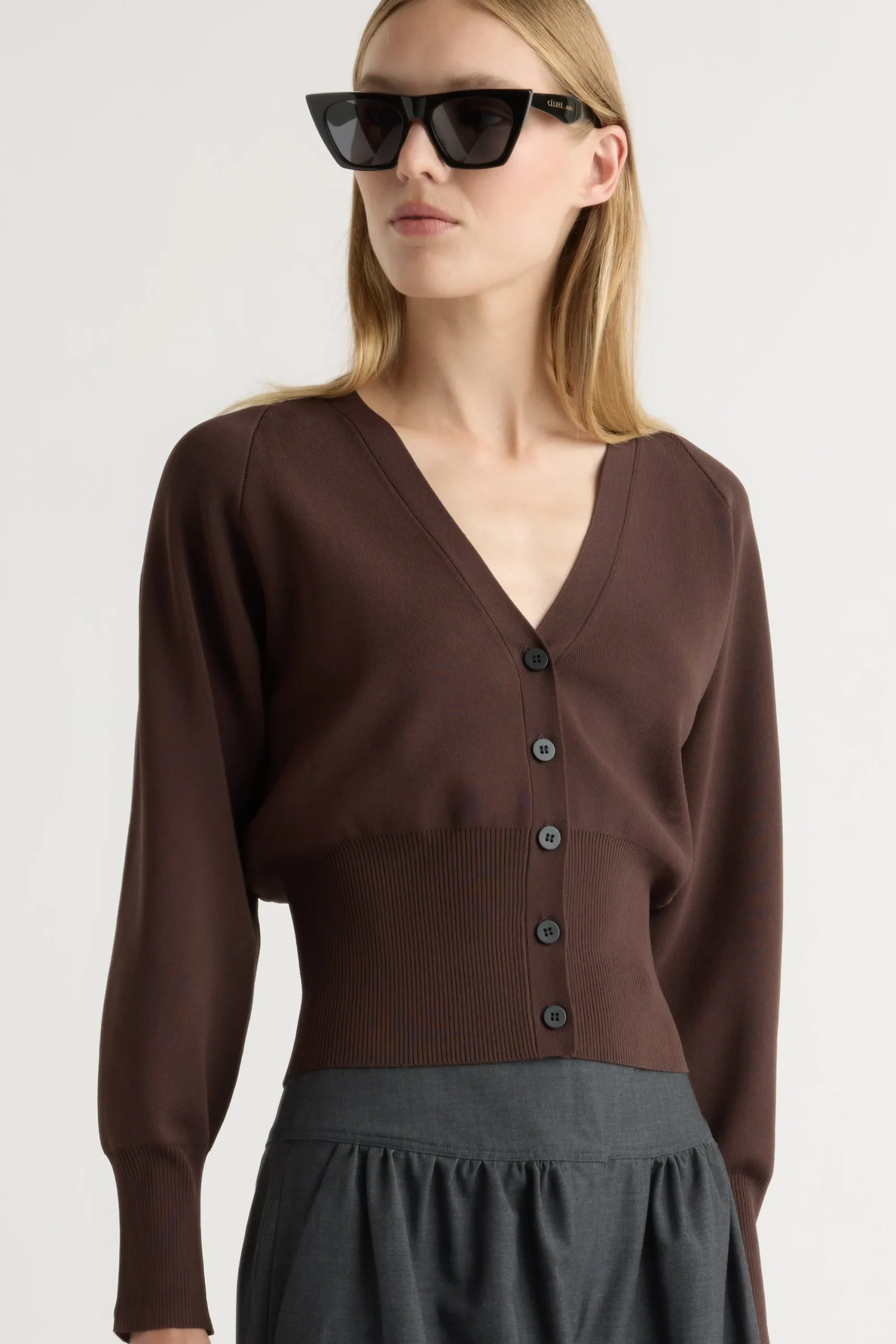 Brilliant Wise Corporation Limited Carson Button-Front Cardigan< Sweaters