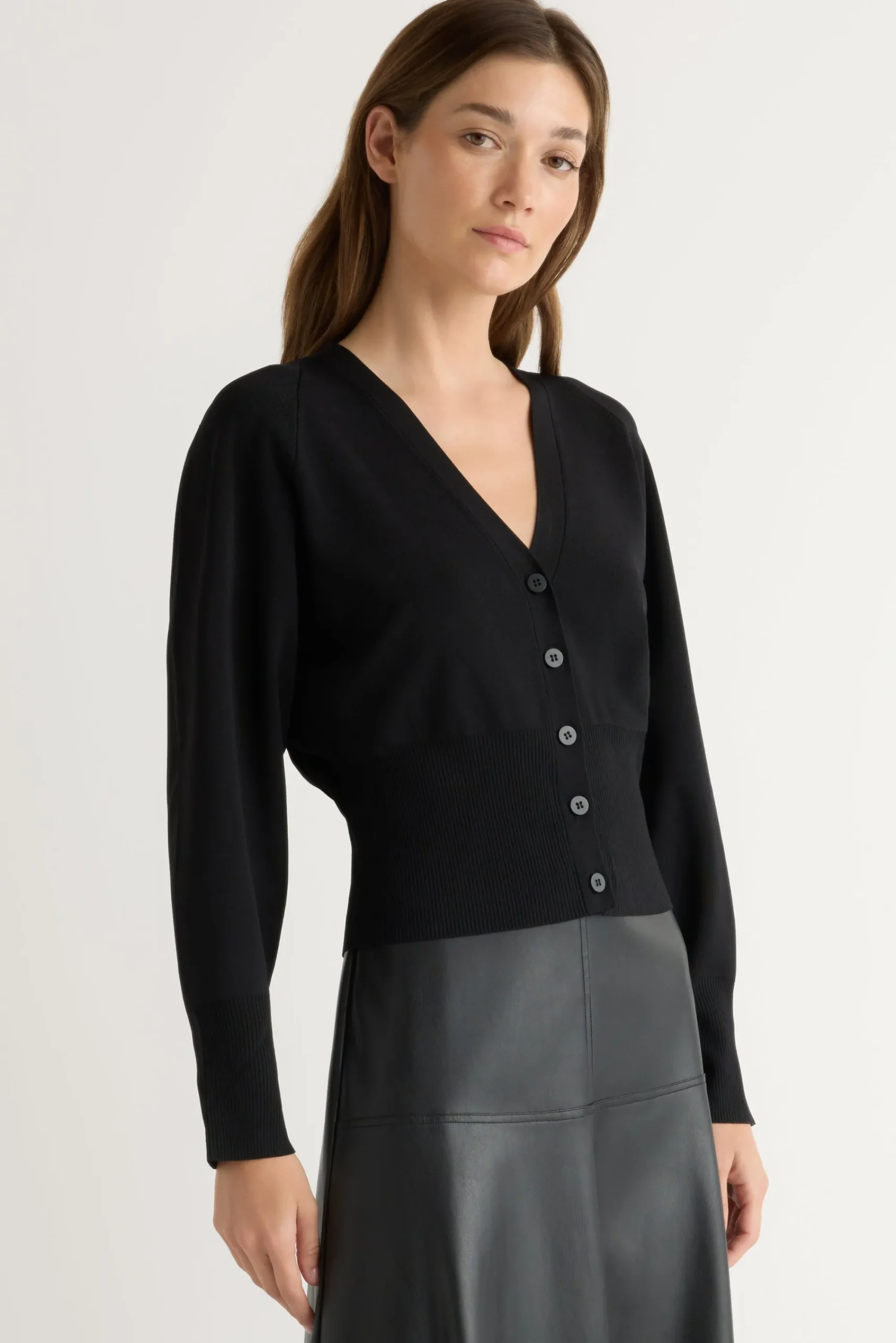 Brilliant Wise Corporation Limited Carson Button-Front Cardigan< Sweaters
