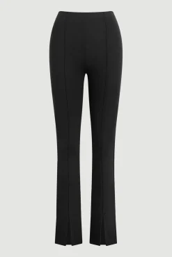 Lever Style LLC Cass Front-Split Ponte Stretch Pant (Petite)< Pants