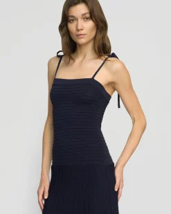 Brilliant Wise Corporation Limited Chan Ottoman-Knit Dress< Dresses