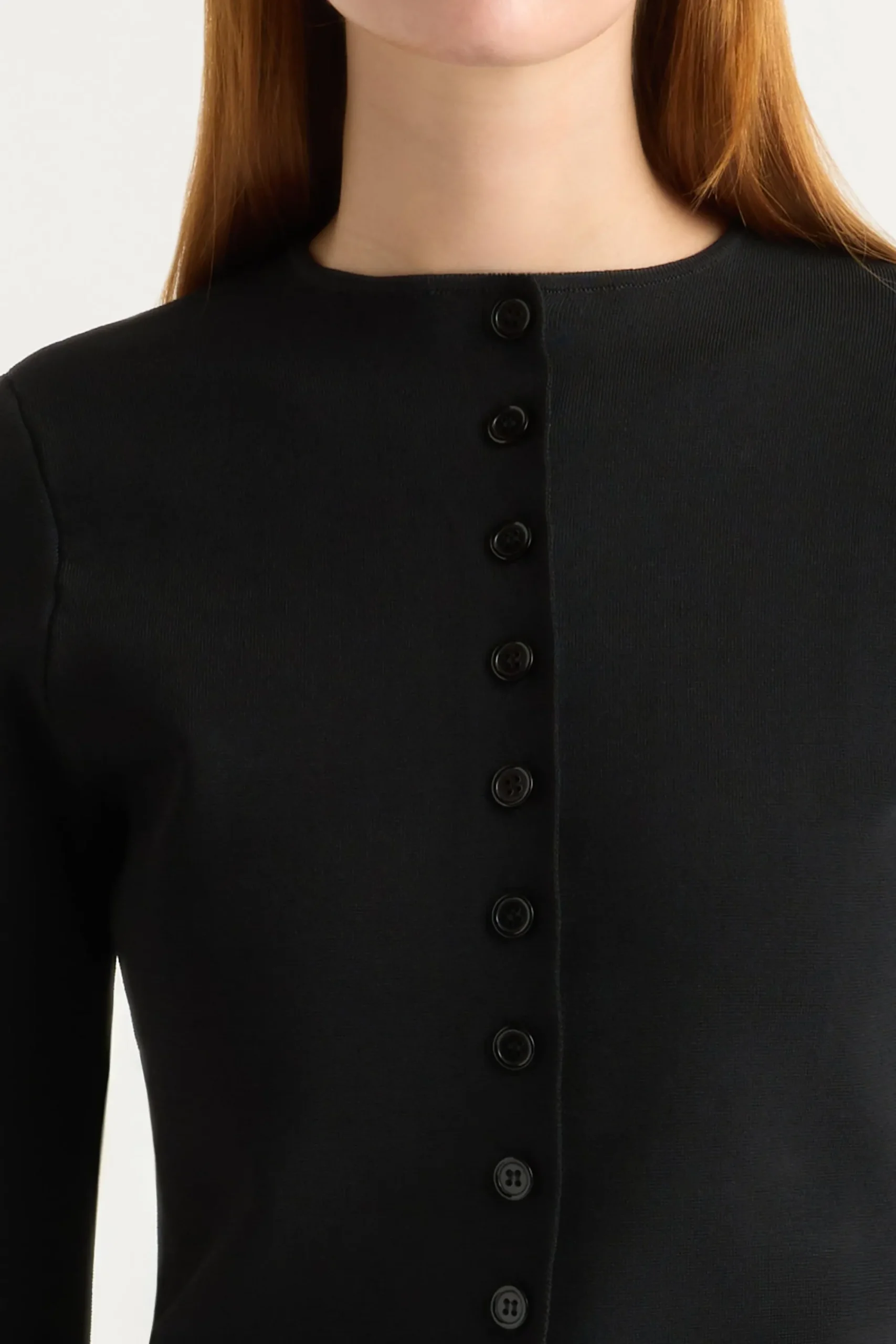 Brilliant Wise Corporation Limited Charla Button Crew-Neck Sweater< Sweaters