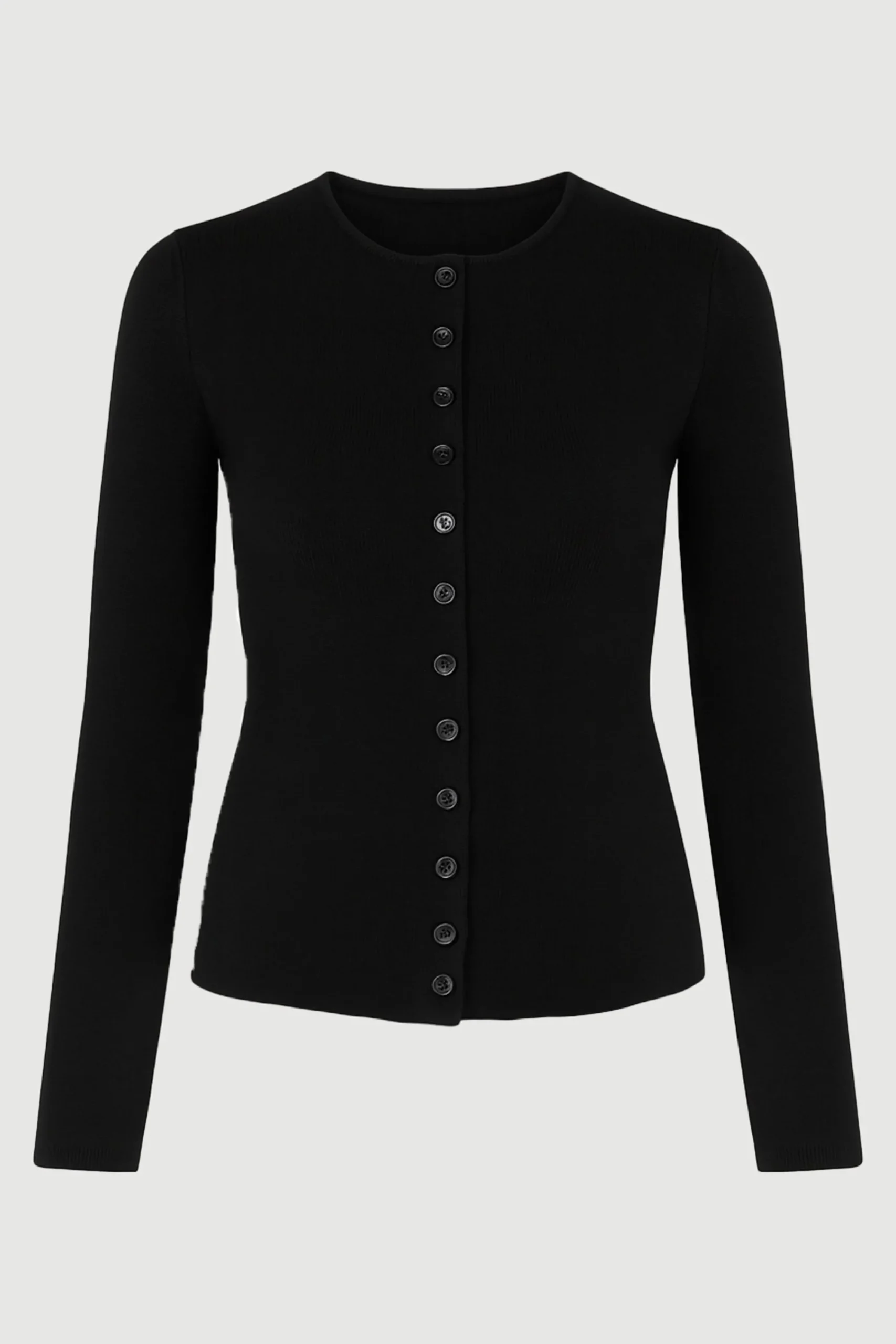 Brilliant Wise Corporation Limited Charla Button Crew-Neck Sweater< Sweaters