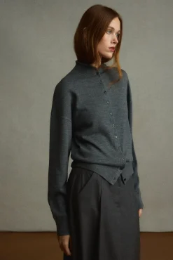 Brilliant Wise Corporation Limited Charlee Lightweight Wool Button Cardigan< Sweaters