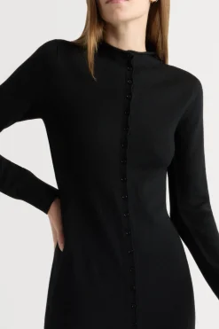 Brilliant Wise Corporation Limited Charu Wool Button Maxi Dress< Dresses
