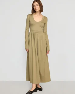 Asia Consultancy Co., Ltd Cherie U-Neck Jersey Dress< Dresses