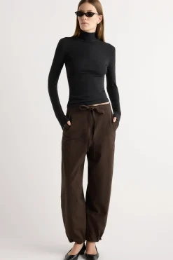 Hua Jia Danielle Drawstring Barrel-Leg Pant< Pants