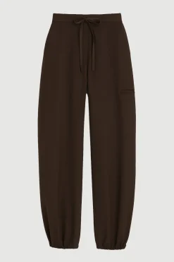 Hua Jia Danielle Drawstring Barrel-Leg Pant< Pants