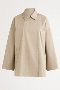 Hua Jia Delaney Cotton Mac Coat< Outerwear