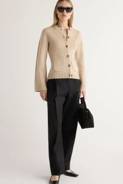 Brilliant Wise Corporation Limited Eames Organic Cotton-Wool Cardigan< Sweaters