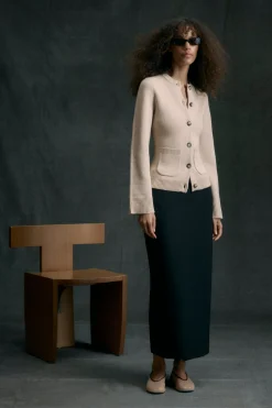 Brilliant Wise Corporation Limited Eames Organic Cotton-Wool Cardigan< Sweaters