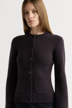 Brilliant Wise Corporation Limited Eames Organic Cotton-Wool Cardigan< Sweaters