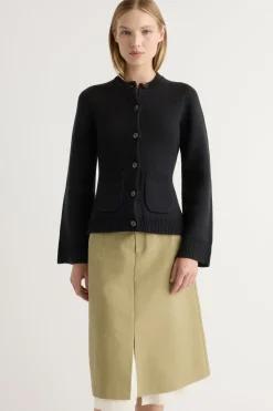 Brilliant Wise Corporation Limited Eames Organic Cotton-Wool Cardigan< Sweaters