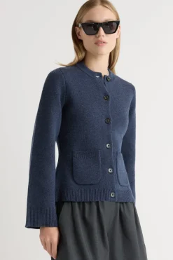 Brilliant Wise Corporation Limited Eames Organic Cotton-Wool Cardigan< Sweaters