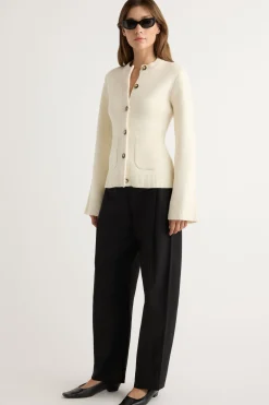 Brilliant Wise Corporation Limited Eames Organic Cotton-Wool Cardigan< Sweaters