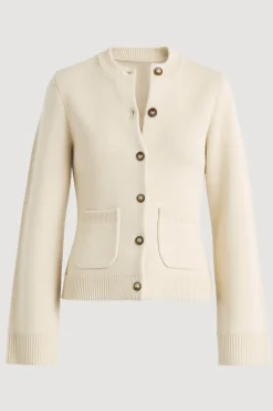 Brilliant Wise Corporation Limited Eames Organic Cotton-Wool Cardigan< Sweaters