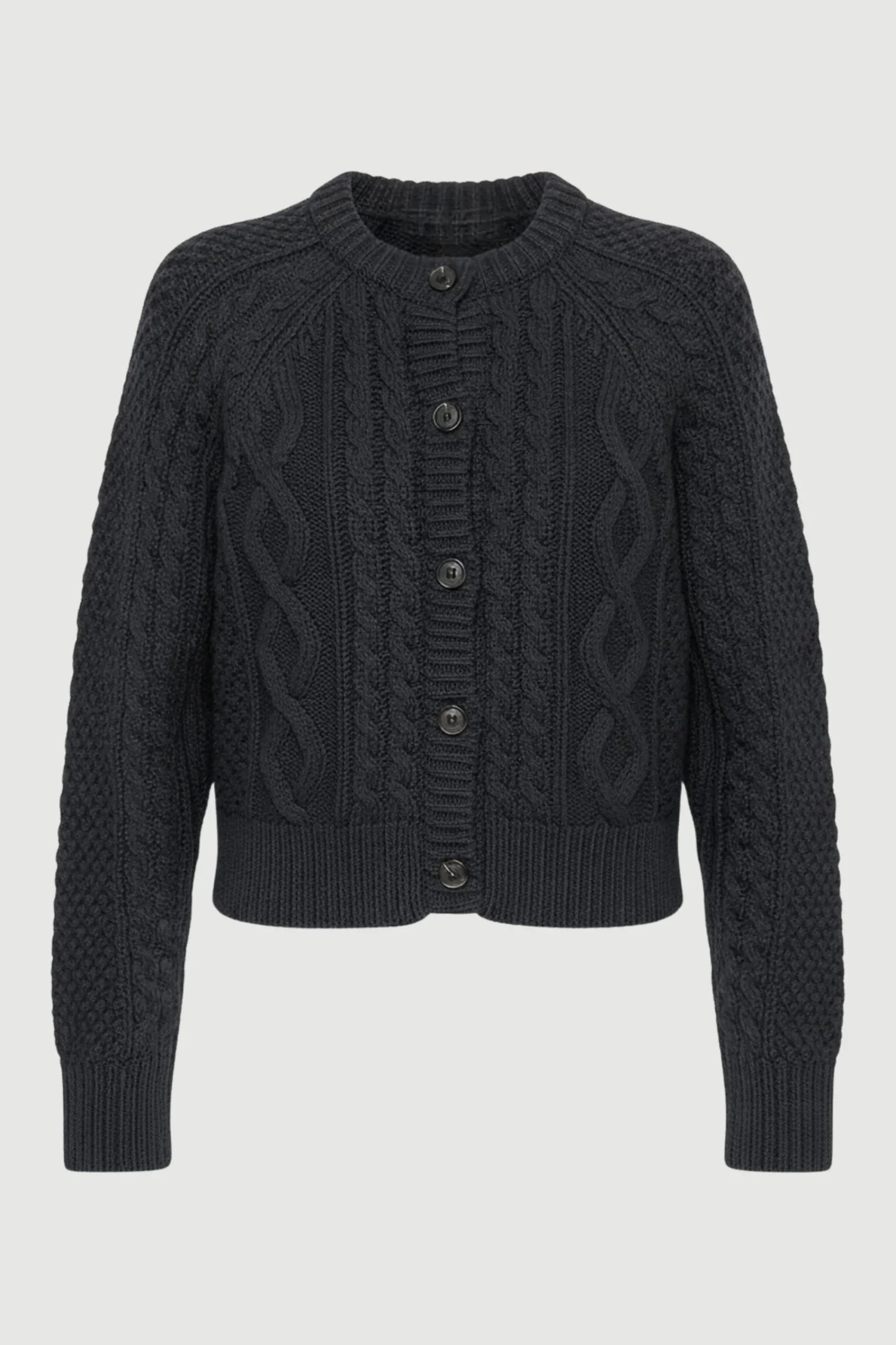 Brilliant Wise Corporation Limited Eloise Button Cable Cardigan< Sweaters