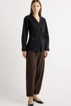 Hua Shang Group (H.K.) Ltd Emmett Structured-Sleeve Denim Jacket< Outerwear