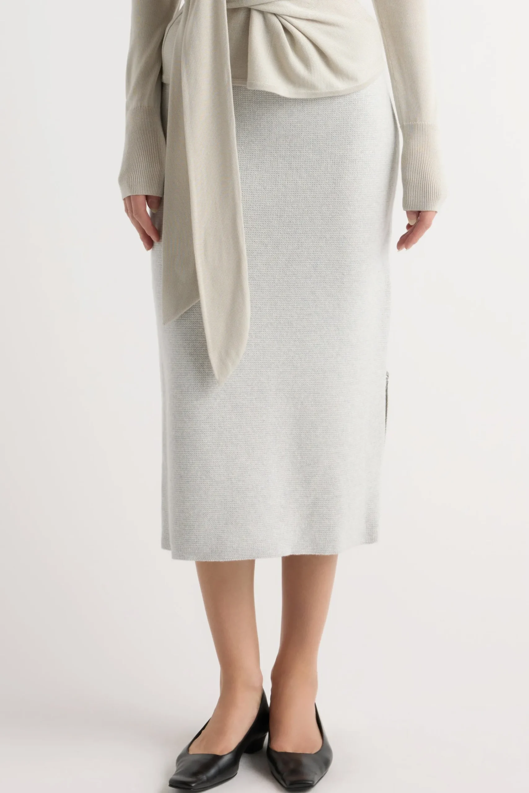 Brilliant Wise Corporation Limited Esti Side-Zip Organic Cotton-Wool Skirt< Skirts