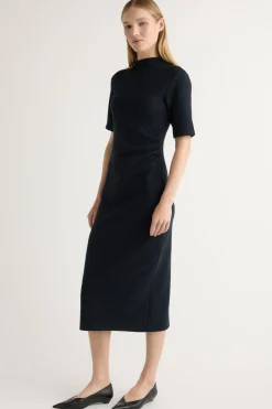 Hua Jia Evie Ribbed-Knit Jersey Dress< Dresses