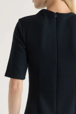 Hua Jia Evie Ribbed-Knit Jersey Dress< Dresses