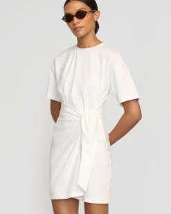 Lever Style LLC Fallon Organic Cotton T-Shirt Wrap Dress< Dresses