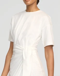 Lever Style LLC Fallon Organic Cotton T-Shirt Wrap Dress< Dresses