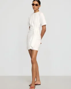 Lever Style LLC Fallon Organic Cotton T-Shirt Wrap Dress< Dresses