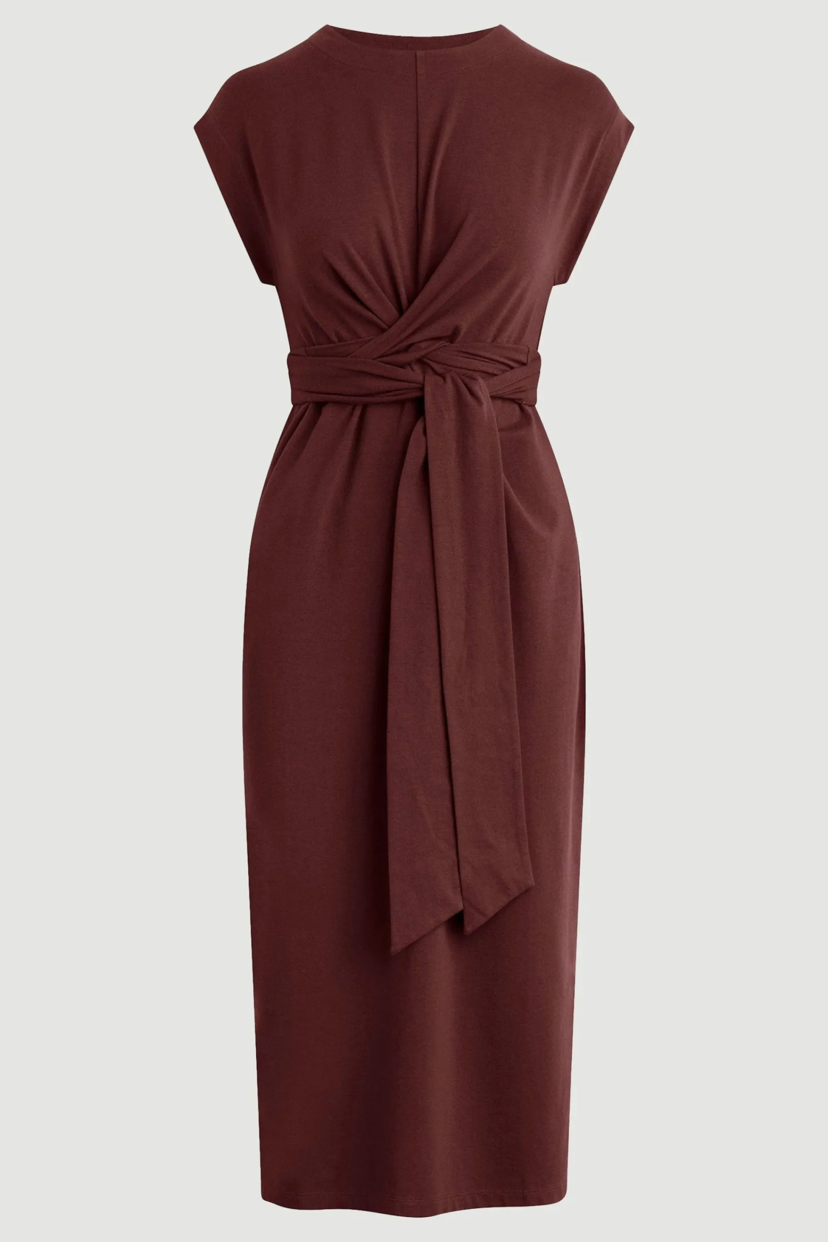 Lever Style LLC Fei Tie-Front Organic Cotton Dress< Dresses