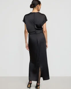 Hua Jia Fiona Curved-Shoulder Dress< Dresses