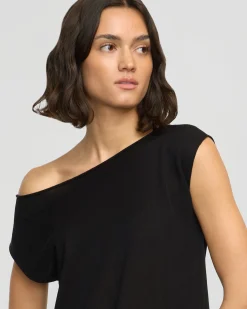 Brilliant Wise Corporation Limited Hanna Off-Shoulder Tencel-Wool Top< Sweaters|Tops