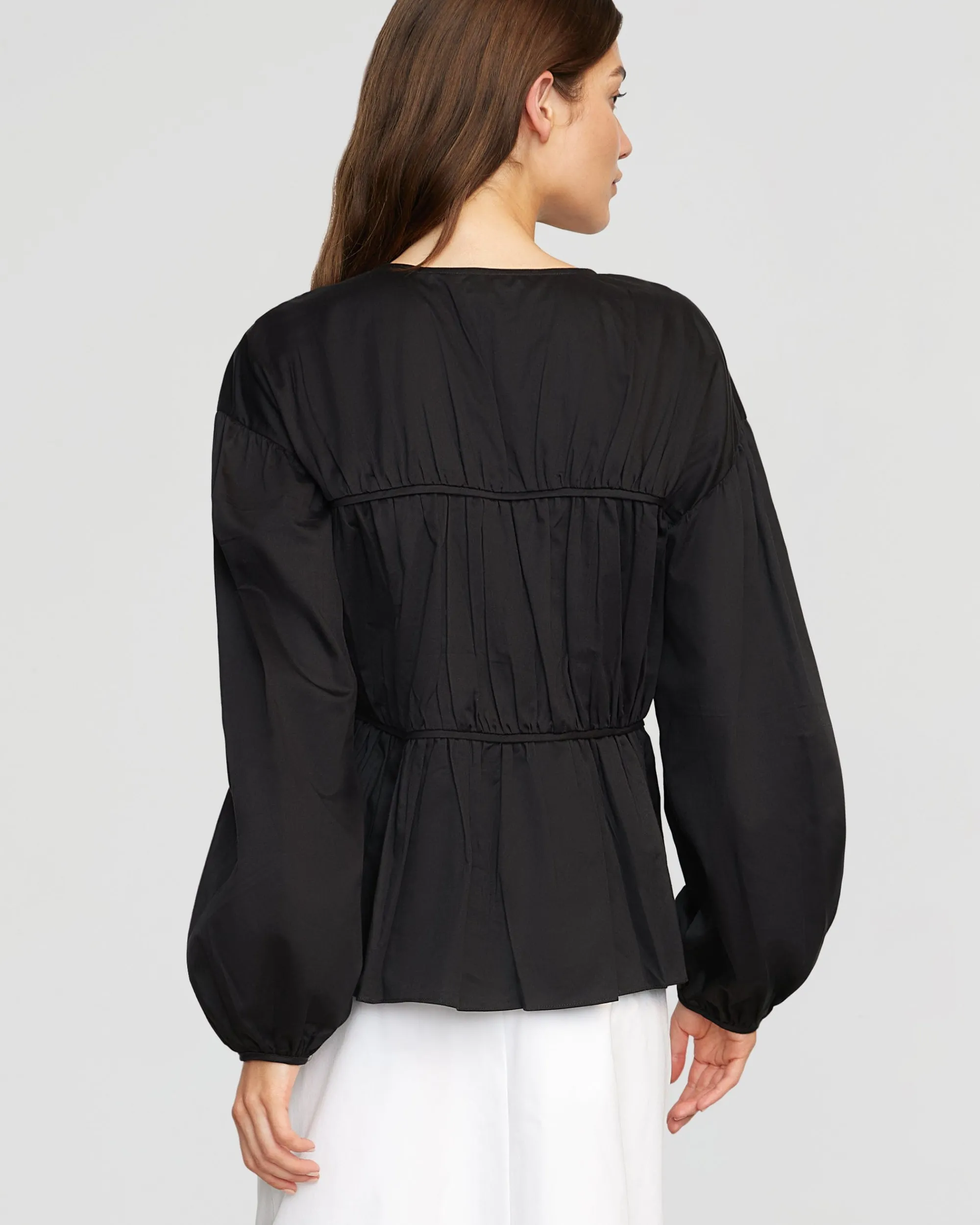 Fashion Apparels Hira Tie-Front Organic Cotton Blouse< Tops