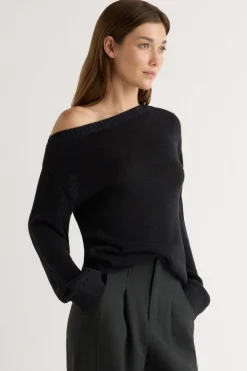 Brilliant Wise Corporation Limited Issa Lightweight Off-Shoulder Sweater< Sweaters