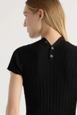 Brilliant Wise Corporation Limited Jeni Button V-Neck Sweater Top< Sweaters|Tops
